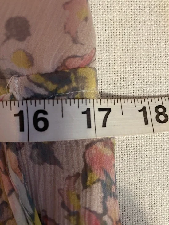 Sundance Silk Floral Wrap Dress Pink Boho Cottagecore Long Sleeve Size 6 NWT - Picture 12 of 13